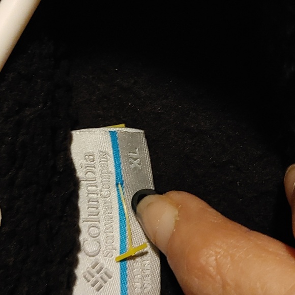 Columbia Rugged Ridge 11 sherpa fleece jacket SZ.XL NWT Black - Picture 6 of 8